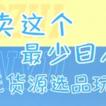 闲鱼卖这个，最少日入1k，最新无货源选品玩法