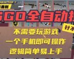 CSGO自动捡漏项目，最新独家玩法，一个手机即可操作，新手小白轻松月入1W+，操作简单易上手【揭秘】