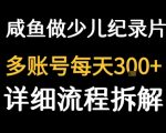 闲鱼卖纪录片1单3块钱  1天几十单