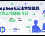 DeepSeek玩法合集课程，让你的工作效率飞升