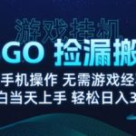 8月最新游戏搬砖，CSGO纯挂G，不需要玩游戏，实现真挂G，月入1W+【揭秘】