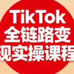 TikTok全链路变现实操课程，全方位助力学员掌握TK变现技能
