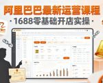 阿里巴巴最新运营课程，1688零基础开店实操