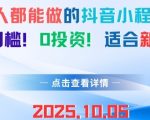 人人都能做的抖音小程序，0门槛0成本，适合新手