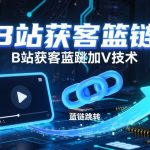 B站获客篮链跳转加V技术，B站获客蓝链跳转技术