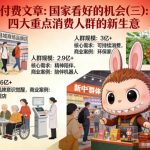 付费文章：国家看好的机会(三)：四大重点消 费人群的新生意