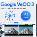 利l用Google Veo 3创建人工智能AI生成式电影制作课程，使用人工智能的力量创建令人惊叹的视频