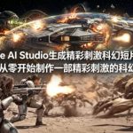 Google AI Studio生成精彩刺激科幻短片教程，带你从零开始制作一部精彩刺激的科幻短片【双语字幕】