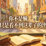 付费文章：你不是懒，你只是看不到这辈子的出路