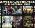 抖音32W粉丝博主局外人笔记的体验人生副本动画教学，拿伙伴计划+精选独家收益，新赛道新涨粉快【录制版】