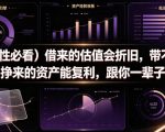 付费文章：（女性必看）借来的估值会折旧，带不走；挣来的资产能复利，跟你一辈子