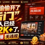 淘宝偷偷开了“后门”，懂的人已经日入2K+了，无人直播无违规，一台电脑=一家24小时营业的线上门店【揭秘】