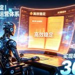 两年实战沉淀｜全自动闭环运营体系，实现每日稳定收益300+【揭秘】