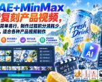 TRAE+MinMax免费复刻产品视频，整个过程简单易行，制作过程积分消耗少，性价比高，适合各种产品视频制作