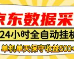 懒人副业！京东数据采集优化，纯挂G全天自动跑，单机收益500+【揭秘】