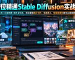 全方位精通Stable Diffusion实战教程｜本地+云端部署+插件全玩法，无论是做图片创作、电商美工、短视频素材都可以落地使用