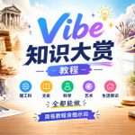 Vibe知识大赏教程，理工科、文史、科学、艺术、生活常识全都能做，简易教程含提示词