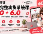 小红书店铺0-1完整卖货系统课5.0+6.0，新手保姆级教程·从0到1手把手实操·掌握流量密码·实现稳定出单变现